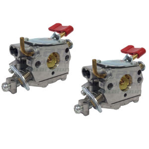 Set of 2 Genuine OEM 545006017 Poulan Craftsman Trimmer Carburetor Zama C1U-W32