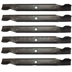 Set of 6 Husqvarna 42 Hi-Lift Lawn Mower Blade 532138971 Craftsman AYP 138971