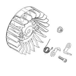 Husqvarna Chainsaw Fly Wheel Assembly 537292701 455 460 Rancher