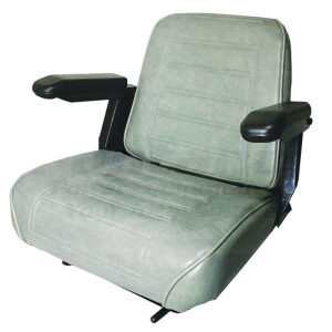 Commercial Mower Slide Track Seat High Back fits Gravely, Woods, Exmark