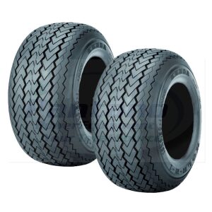 Set of 2 Kenda Golf Cart Tire 18 X 850 - 8 Hole-n-1 Golf 4 Ply