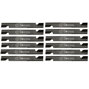 Set of 12 Blades Ariens Bad Boy Bunton Dixie Chopper Exmark Gravely Toro 60 Deck