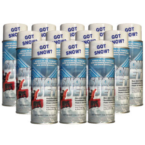 Case of 12 11oz Cans Sno-Jet Snow Removal Spray Snow Blowers, Plows, Shovels
