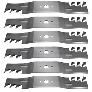 Set of 6 Commercial Mulching Mower Blades MTD 942-0677-X 742-0677A 942-0677