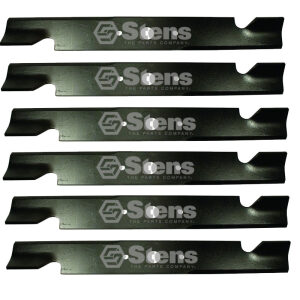 Set of 6 Notched Hi-Lift Blade Exmark 103-6403-S