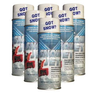 Pack of 6 11oz Cans Sno-Jet Snow Removal Spray