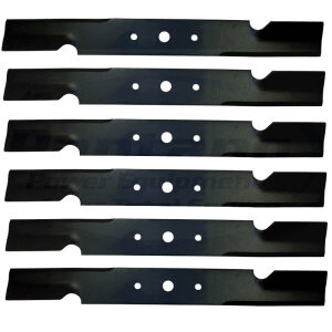 Set of 6 Notched Air-Lift Blade Scag 482879 61" Decks Turf Tiger Cheetah