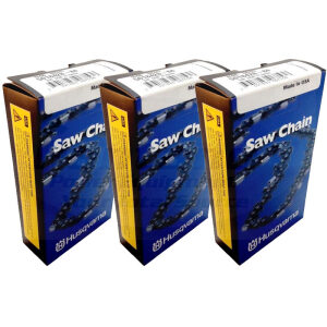Set of 3 Husqvarna Chainsaw 24" Chain H48 084G 3/8 .058"
