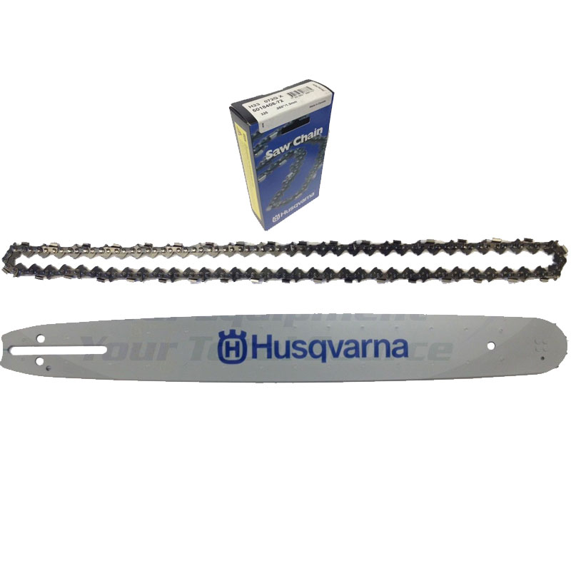 18" Guide Bar & Saw Chain Combo .325" .050" 72DL For Husqvarna 346xp 435 440 445 