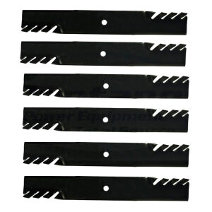 Set Of 6 Gator Toothed Blade Exmark 103-2507 Ferris Ariens 00273000