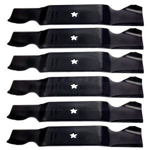 Set of 6 Sears Craftsman AYP Husqvarna 54" Mower Blades 187256 187254