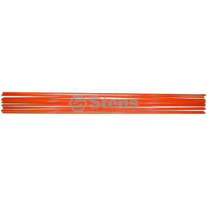 Set of Snow Plowing Driveway Marker 48" Orange Solid