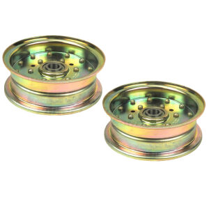 Set of 2 Replacement Idler Pulleys for Husqvarna 539103258 5/8"X 5-3/4"