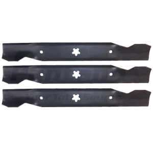 Set of 3 OEM Husqvarna High Lift Blade 50" Mower 532137380 AYP 137380
