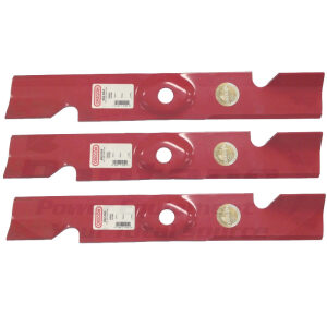 Set of 3 Oregon Notched Hi-lift Blade Exmark 109-6462-S 56" Deck