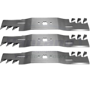 Set of 3 Mulching Mower Blades MTD 942-0677-X 742-0677A 942-0677