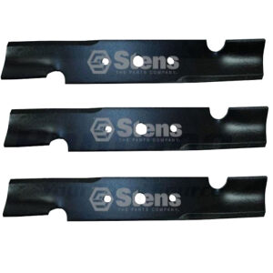 Set of 3 Notched Air-Lift Blade Exmark 103-6583-S Ariens 00273000