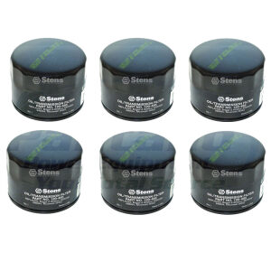 Set of 6 Oil Filter Briggs & Stratton 492932S 696854 Tecumseh 36563