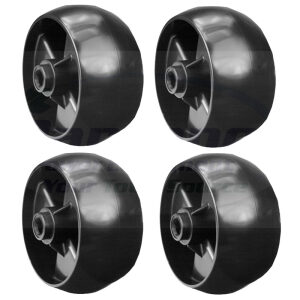 Set of 4 Deck Wheels MTD Cub Cadet 734-04155 Toro 112-0677