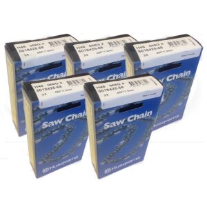 Qty 5 - Husqvarna 18" Saw Chain 501842568 3/8" .050" H46 068G X 372XP 562XP