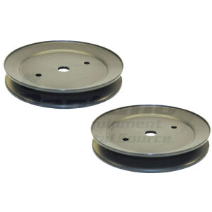 Set of 2 Spindle Pulley AYP Sears Roper Husqvarna 195945 197473 532195945