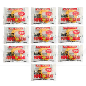 Set of 10 Insect Bug Mosquito Repelling Repellent Super Wrist Band Bands