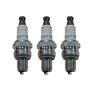 Set of 3 OEM NGK Spark Plug CMR7H Husqvarna 521233401