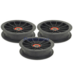 Set of 3 Mower Flat Idler Replaces Hustler 784504 Fastrack and Mini Fastrack