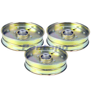 Set of 3 OEM Spec 5" HD Flat Idler Pulley MTD Cub Cadet 756-3062 Fits RZT 50"