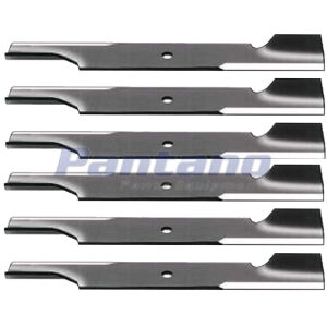 Set of 6 Notched Air-Lift Blade Scag 481706 Toro 107-3192 Snapper 1-7043