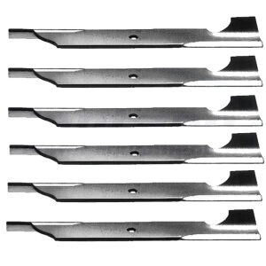 Set of 6 Notched Air Lift Heavy Duty Blade Exmark 103-6583-S Bad Boy Ariens
