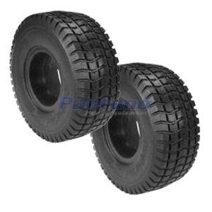 Set Of 2 Solid Foam Turf 9X3.50X4 Tire Replaces Velke