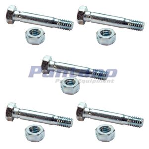 Snow Blower Shear Pin and Nut Replaces MTD 710-0891 910-0891