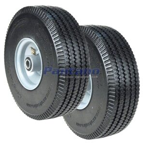 Set Of 2 Wheel Assembly Replaces Little Wonder 4164205 4.10 X 3.50 X 4