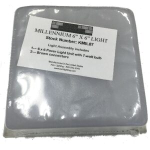 Kerr Lighting 6x6" Millennium Paver Lighting KMIL07