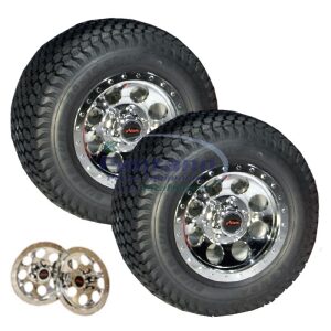 Set of 2 Ariens OEM Mower 10" Chrome Wheel Covers 71508900