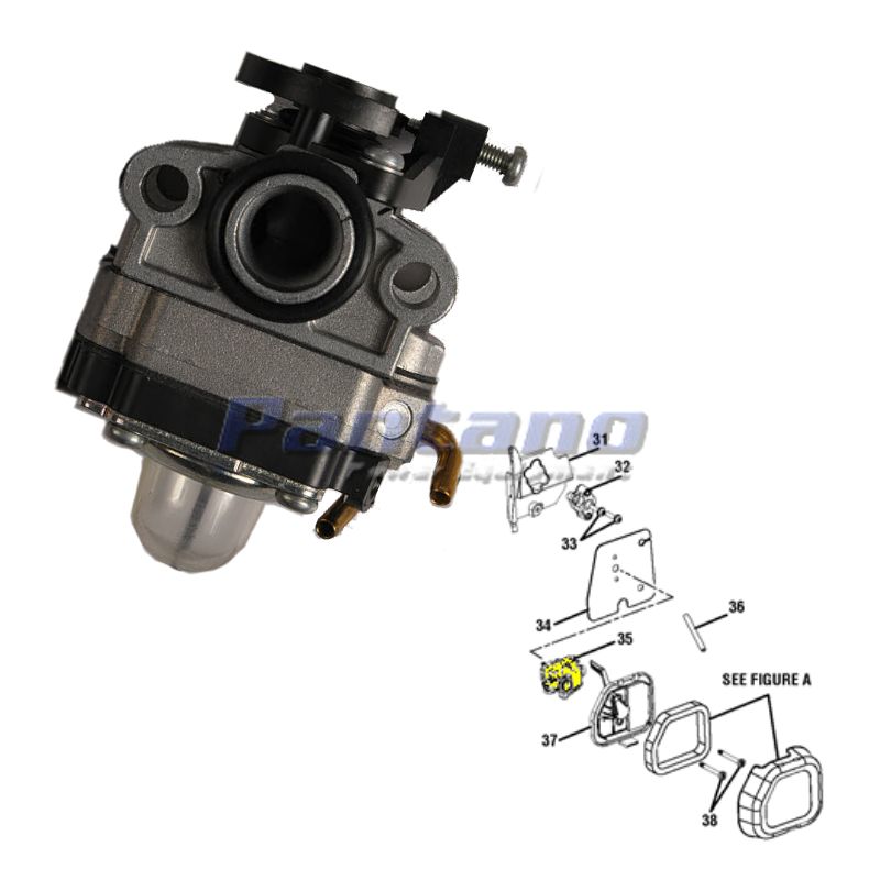 Details about   Carburetor Carb Fuel Line Kit For Ryobi 4 Cycle S430 WeedEater Replacement Part