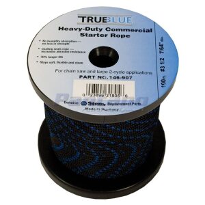 True Blue 100' Starter Rope #3 1/2 Solid Braid 7/64"