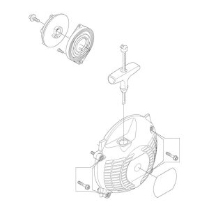 Husqvarna 555FX Brushcutter Starter Assembly 575511701