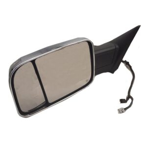 Ram 2500 Mirror Left Power Door Trailer Tow Heated Signal Dodge Chrome 2014 3500
