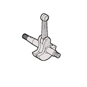 Echo OEM Trimmer Crankshaft A011000434 SRM-265 SHC-266