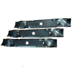 Set of 3 OEM Husqvarna 46" Mulch Blades 532145708 532152433 532163819