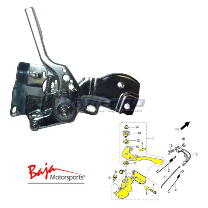 Carburetor Throttle Rod & Spring For A Baja M200 Replaces Mb200-340 & Mb200-341 