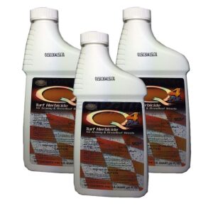 Pack Of 3 Q4 Plus Turf Herbicide 32oz Quart