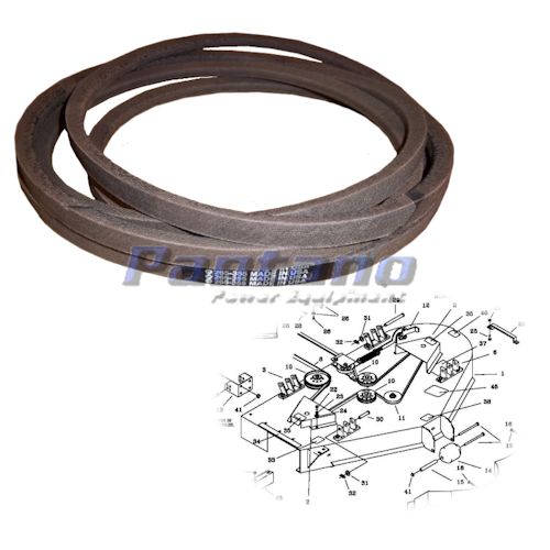 D3645 COUNTRY CLIPPER BELT Replacement 