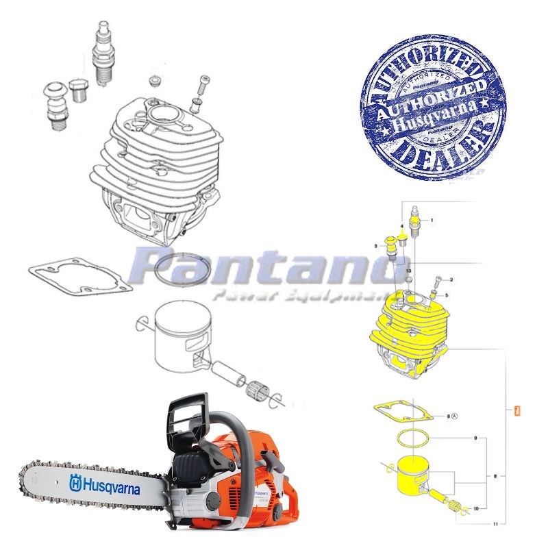 Husqvarna Oem Chainsaw Cylinder Assembly Fits 562xp Pantano Power Equipment