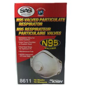 SAS Safety Corp. N95 Valved Particulate Respirator