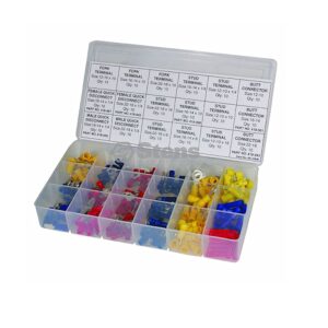 Electrical Terminals Kit 180 Pieces 415-364