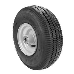 Wheel Assembly Replaces Scag 48537 4.10X3.50X5 Painted Orange