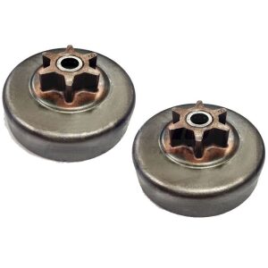 Set of 2 Sears Poulan Craftsman Chainsaw Sprocket Clutch Drum 530057905